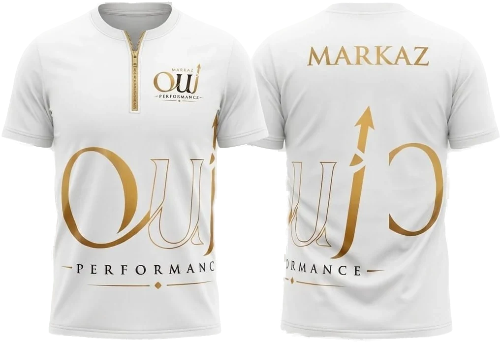Markaz OUJ Performance shirt, front and back