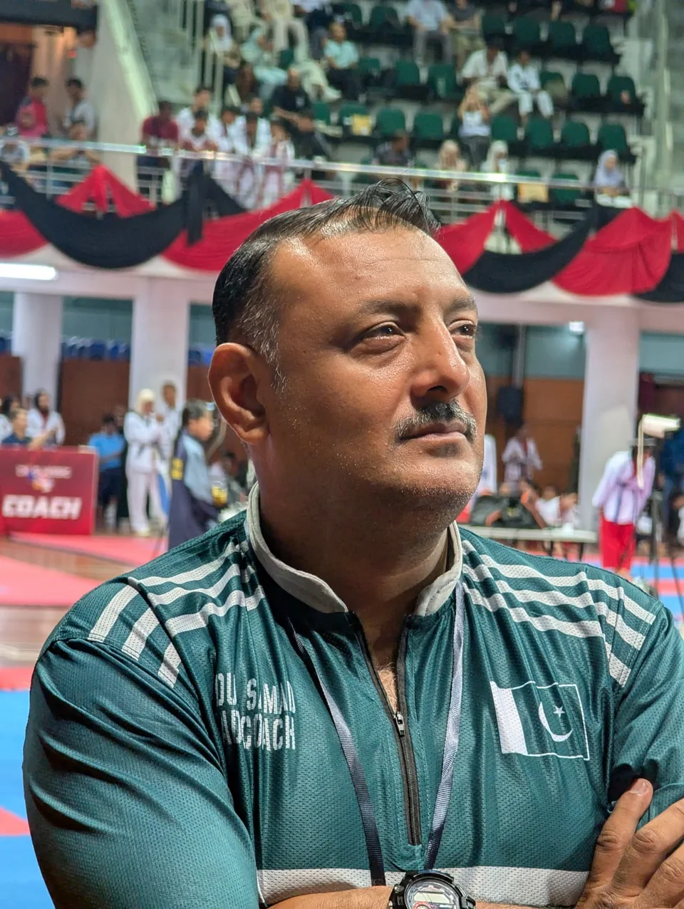 Sir Abdul Samad Khan, matside at a championship